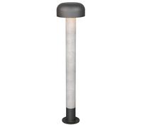 Trio Leuchten Fraser 462560178 - Lámpara de sendero exterior (aluminio fundido, color hormigón, no incluye 1 bombilla E27)