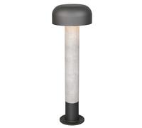 Trio Leuchten Fraser 562560178 - Lámpara de sendero exterior (aluminio fundido a presión, color hormigón, no incluye 1 bombilla E27)