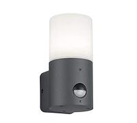 Trio Leuchten Hoosic Lampara de Pared de Exterior, Gris Oscuro/Blanco