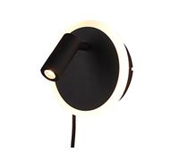 Trio Leuchten Jordan 229210232 - Lámpara LED de pared (metal mate, incluye 5 W + 2 W)