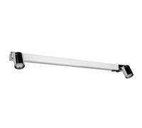 Trio Leuchten Lámpara de pared para baño LED ENRICO 281479306, metal cromado, LED de 9 vatios, excl. 2x GU10, color de luz ajustable