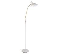 Trio Leuchten Lámpara de pie TRAVELLER 463400176, Gris cálido Metal/Latón, excl. 1x E27