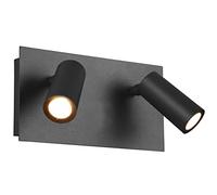 Trio Leuchten Lámpara de Techo de Aluminio Fundido, con LED
