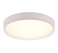 Trio Leuchten Lámpara de techo LED Clarimo Beige, pantalla acrílica blanca 659011801