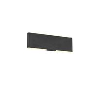 Trio Leuchten Lámpara LED de pared Conchita 257610132, metal negro mate, 2 W, LED, conector USB-C, soporte magnético de pared, mando a distancia, color de luz y brillo ajustables