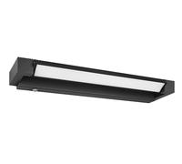 Trio Leuchten LED Aplique de Baño FABRIZIO 284770132, Aluminio Negro Mate, 9 vatios LED, Color de luz ajustable, Regulable