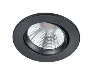 Trio Leuchten Pamir 650510132 - Foco LED empotrable (metal mate, incluye 5,5 W), color negro mate
