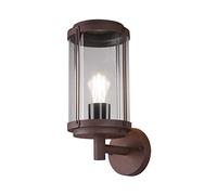 Trio Leuchten Tanaro 202360124 - Lámpara de pared para exterior (aluminio fundido, plástico transparente, incluye 1 E27)