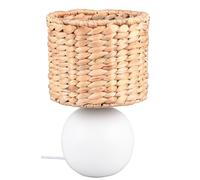 Trio Leuchten Vina 518900101 - Lámpara de mesa (cerámica, pantalla de algas marinas, no incluye 1 bombilla E27)