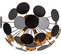 Trio Lighting 609900332 Plafón, 54 X 54 X 30 Cm, Negro Mate