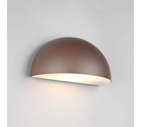 Trio Lighting Aplique de exterior Maas, marrón óxido, aluminio fundido a presión, E27