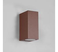 Trio Lighting Aplique de exterior Roya, 2 luces, angular, óxido