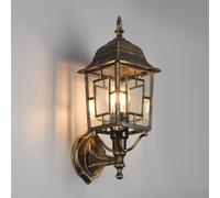 Trio Lighting Aplique de exterior Volturno, portalámpara superior, color óxido envejecido