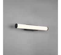 Trio Lighting Aplique de pared LED Mattimo, ancho 40 cm, negro, interruptor