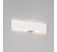 Trio Lighting Aplique de pared LED recargable Conchita, ancho 32 cm, blanco, metal, CCT