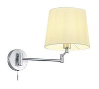 Trio Lighting - Aplique decorativo moderno Lyon, bombilla no incluida, apto para bombillas LED retrofit, Material Metal, Color Níquel mate