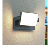 Trio Lighting Aplique LED para exterior KANSAS, antracita, 20 cm de ancho, IP54