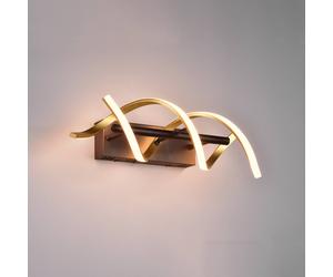 Trio Lighting Aplique LED Sequence, atenuable, CCT, latón