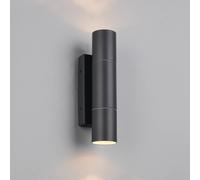 Trio Lighting Aplique para exterior Yamuna, antracita, altura 23 cm, metal, IP65