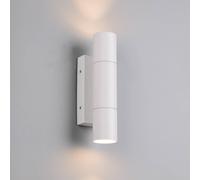 Trio Lighting Aplique para exterior Yamuna, blanco mate, altura 23 cm, metal, IP65