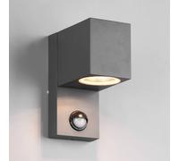 Trio Lighting Aplique Roya 1 luz sensor angular antracita