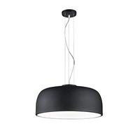 SUSPENSION BARON ROUND LARGE E27 DIAMETER 52CM BLACK COLOR OPACO 309800432