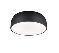 Trio Lighting Baron Plafón, 40 W, Negro Mate, 609800431