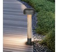 Trio Lighting Bolardo luminoso FRASER, aspecto de hormigón, altura 54 cm, metal, IP54