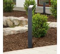 Trio Lighting Bolardo luminoso LED con sensor PEARL, altura 50 cm, metal antracita, IP54