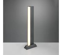 Trio Lighting Bolardo luminoso LED MARIZA, altura 100 cm, antracita, metal, IP65