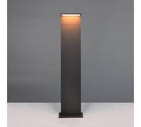 Trio Lighting Bolardo luminoso LED Ravi, antracita, altura 100 cm, metal, IP65