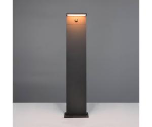 Trio Lighting Bolardo luminoso LED Ravi, antracita, altura 100 cm, sensor, IP54