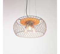 Trio Lighting Colgante Tamil pantalla de jaula níquel envejecido