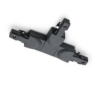 Trio Lighting Conector en T DUOline, conductor de protección derecho, negro
