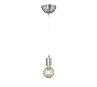 Trio Lighting Cord Colgante, 60 W, Níquel Mate