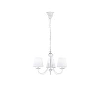CANDELABRO CORTEZ 3XE14 28W DIÁMETRO 47CM CANDELABRO DE METAL BLANCO 110600331