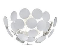Trio Lighting Discalgo Plafon E14, Blanco Mate, 54 x 54 x 30 cm