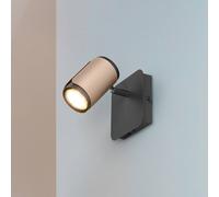 Trio Lighting Downlight Gillan, café, 1 luz, metal, GU10