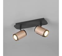 Trio Lighting Downlight Gillan, café, 2 luces, metal, GU10