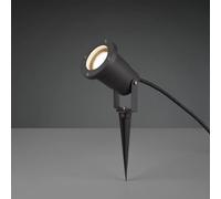 Trio Lighting Foco con pica UBANGI, antracita, metal, IP65, GU10