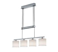 Trio Lighting Garda Colgante, 28 W, Níquel Mate, 13.5 x 77 x 150 cm