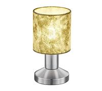 Trio Lighting Garda sobre Mesa, Níquel Mate, 9.5 x 9.5 x 18 cm