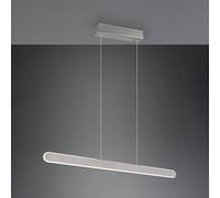 Trio Lighting Helios Lámpara colgante LED, aluminio, regulable en altura, atenuable, CCT