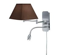 Trio Lighting Hotel Aplique, E14, Níquel Mate