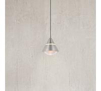 Trio Lighting Lámpara colgante LED Romeo, Ø 14 cm, color níquel, metal, CCT