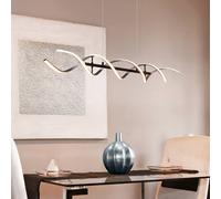 Trio Lighting Lámpara colgante LED Sequence, atenuable, CCT, aluminio