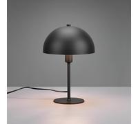 Trio Lighting Lámpara de mesa NOLA, altura 30 cm, negro/oro