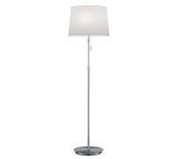 Trio Lighting - Lámpara de Pie decorativo moderno Lyon, bombilla no incluida, apto para bombillas LED retrofit, Material Metal, Color Níquel mate