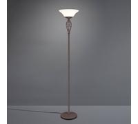 Trio Lighting Lámpara de pie Rustica, interruptor de pie, óxido True