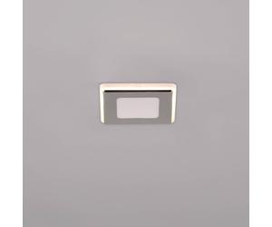 Trio Lighting Lámpara LED Nimbus IP44 8,5x8,5cm 830 cromo